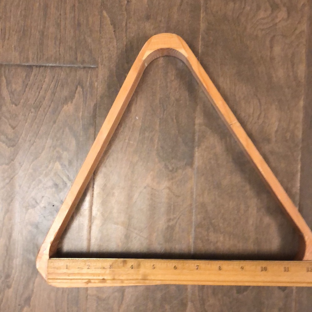 Solid Wood Billiard 8-Ball Triangle Pool Ball Racks - Picture 6 of 7